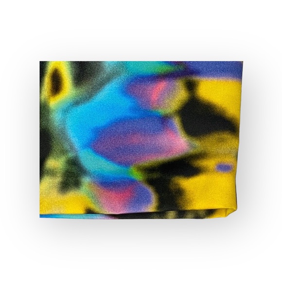 new Love Moschino ❤︎ Time Warp Psychedelic Tie Dye Print Mini Skirt ❤︎ Size 4 - Picture 6 of 17